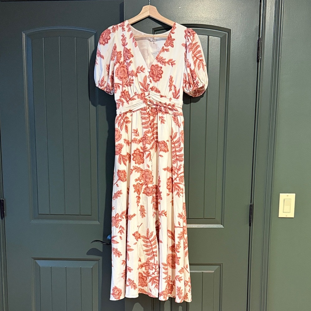 [by the River] Floral Print Maxi Dress